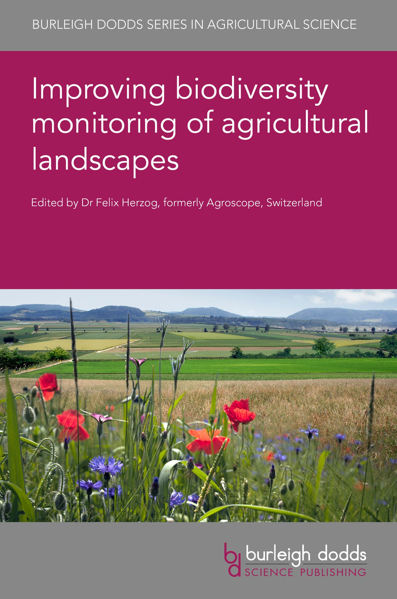 Cover image for Improving biodiversity monitoring of agricultural landscapes ISBN 9781835453919